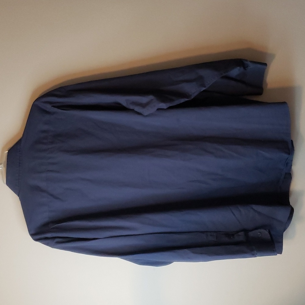 L.L. Bean Blue Button Down Long Sleeve Wrinkle Free XXLarge Regular Shirt - Picture 5 of 5
